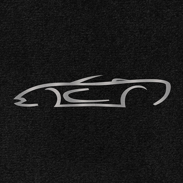 Lloyd C5 Convertible Embroidery - C5 Corvette floor mat emblem