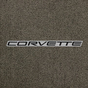 Lloyd Corvette Word Applique Black on Grey (1997-04) - C5 Corvette floor mat emblem