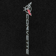 Lloyd Corvette Applique (1997-04) Sidways Logo Faces Door Sill - C5 Corvette floor mat emblem