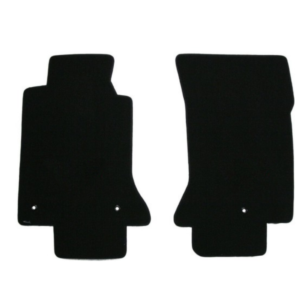 1997-2004 C5 Corvette Lloyd front floor mats - Black No Logo