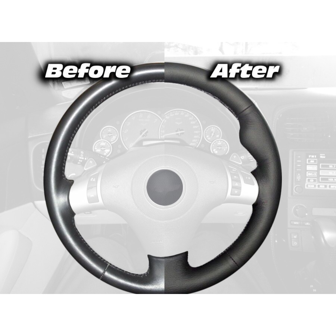 C6 2006-2012 Chevrolet Corvette Steering Wheel Covers - 3 Spoke