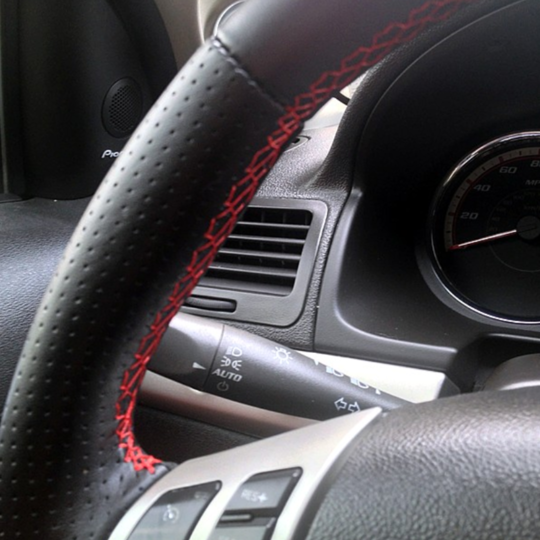 C6 2006-2012 Chevrolet Corvette Steering Wheel Reupholstery Kit - 3 Spoke