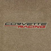 Lloyd Corvette Racing Logo Applique - Black-Red Cashmere Background C6 (2005-On) - C6 Corvette floor mat emblem