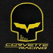 Lloyd Jake & C6 Racing Yellow on Black App (444) - C6 Corvette floor mat emblem