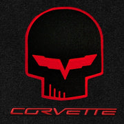 Lloyd Jake & Corvette Letters Red App - C6 Corvette floor mat emblem
