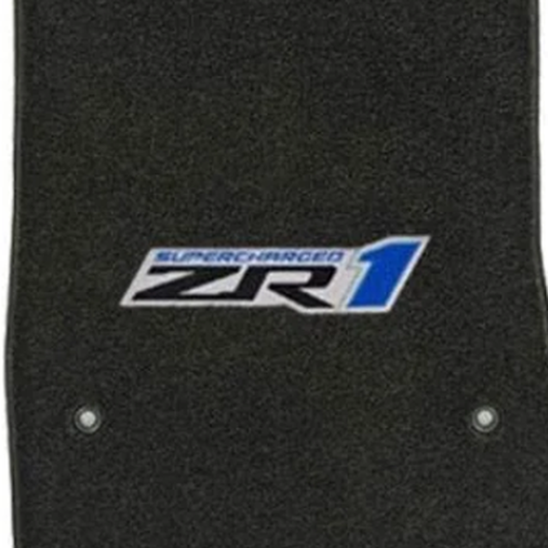 C6 Corvette Supercharged ZR1 logo - close-up