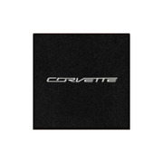 2014-2019 C7 Corvette Lloyd Velourtex Floor Mats - Silver Corvette script