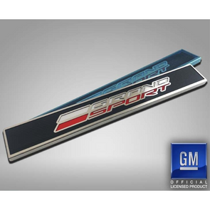 C7 Corvette Grand Sport Replacement Door Sills - Carbon Fiber with Stainless Steel Trim