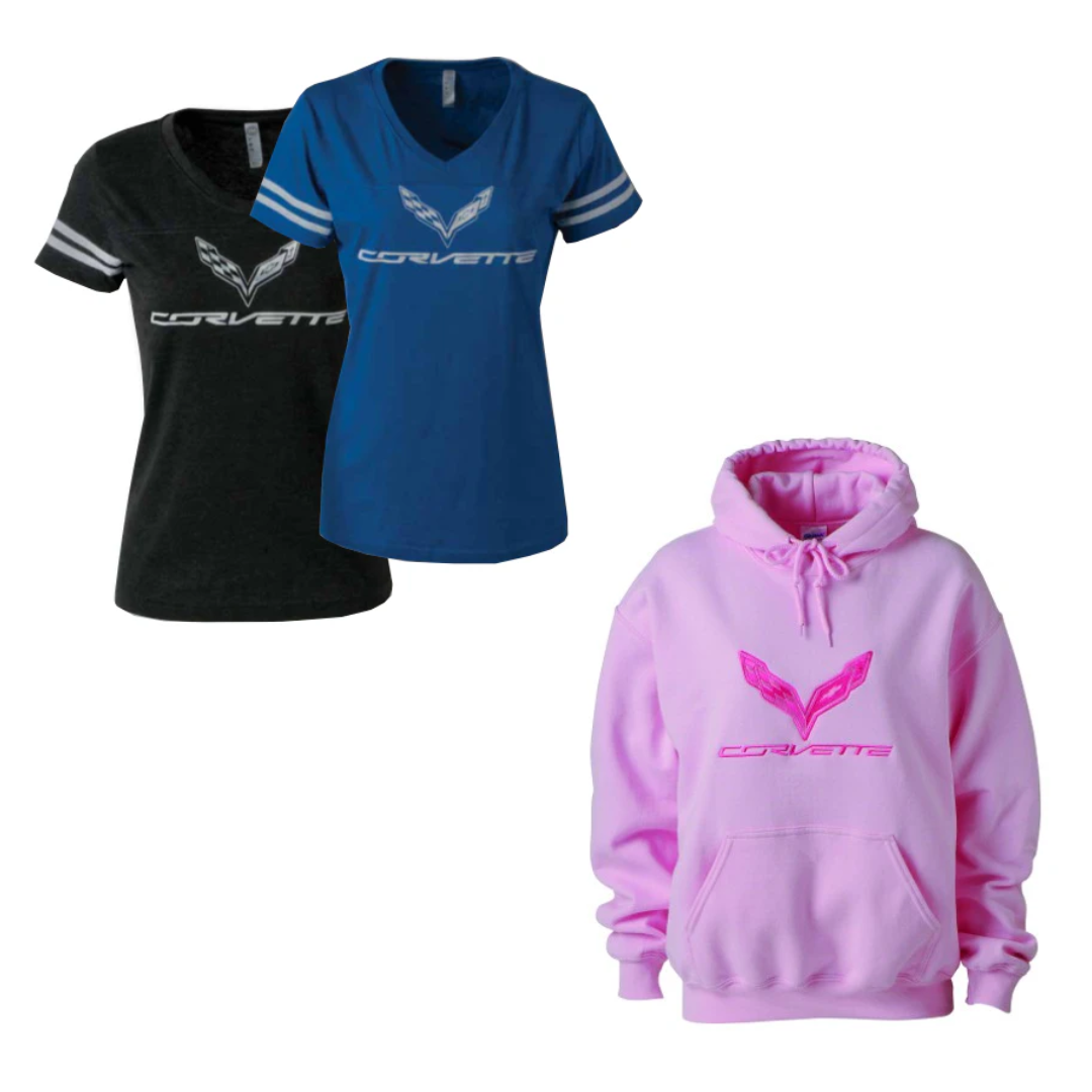 C7 Ladies Hoodie and Football Jersey Tee Bundle