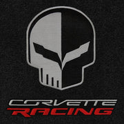 Lloyd C7 Jake double with Corvette Racing Applique (2014-2019) - C7 Corvette floor mat emblem