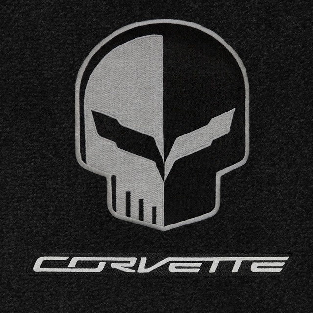 Lloyd C7 Jake double with Corvette Applique (2014-2019) - C7 Corvette floor mat emblem