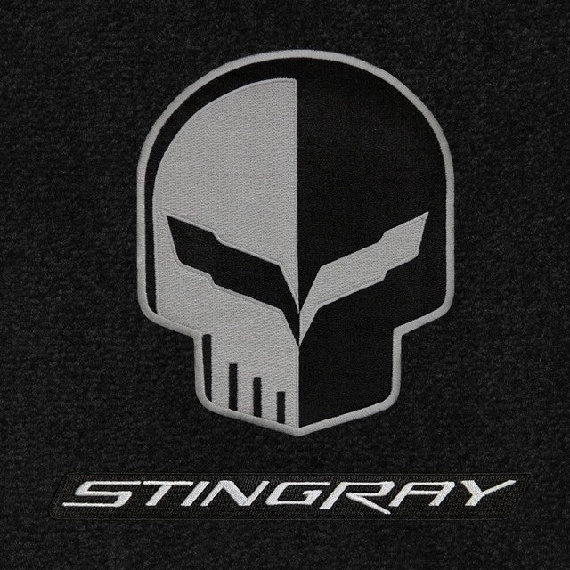 Lloyd C7 Jake double with Stingray Applique (2014-2019) - C7 Corvette floor mat emblem