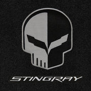Lloyd C7 Jake double with Stingray Applique (2014-2019) - C7 Corvette floor mat emblem