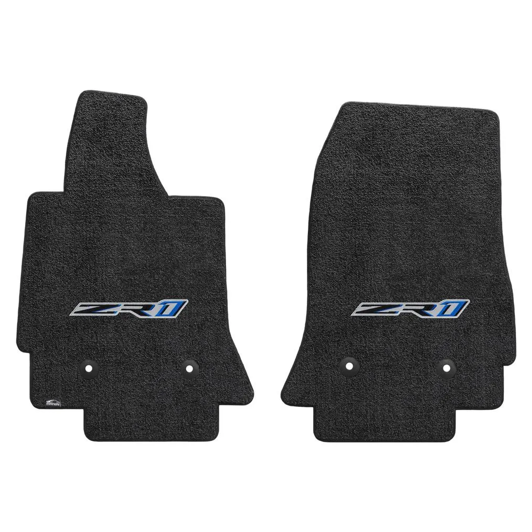 2019 C7 Corvette ZR1 Lloyd front floor mats - ZR1 Logo