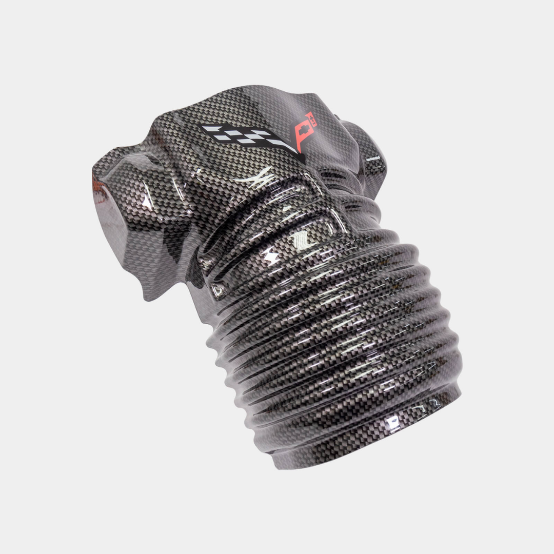 C7 Corvette LT1 Throttle Body Cover Hydro Carbon Fiber