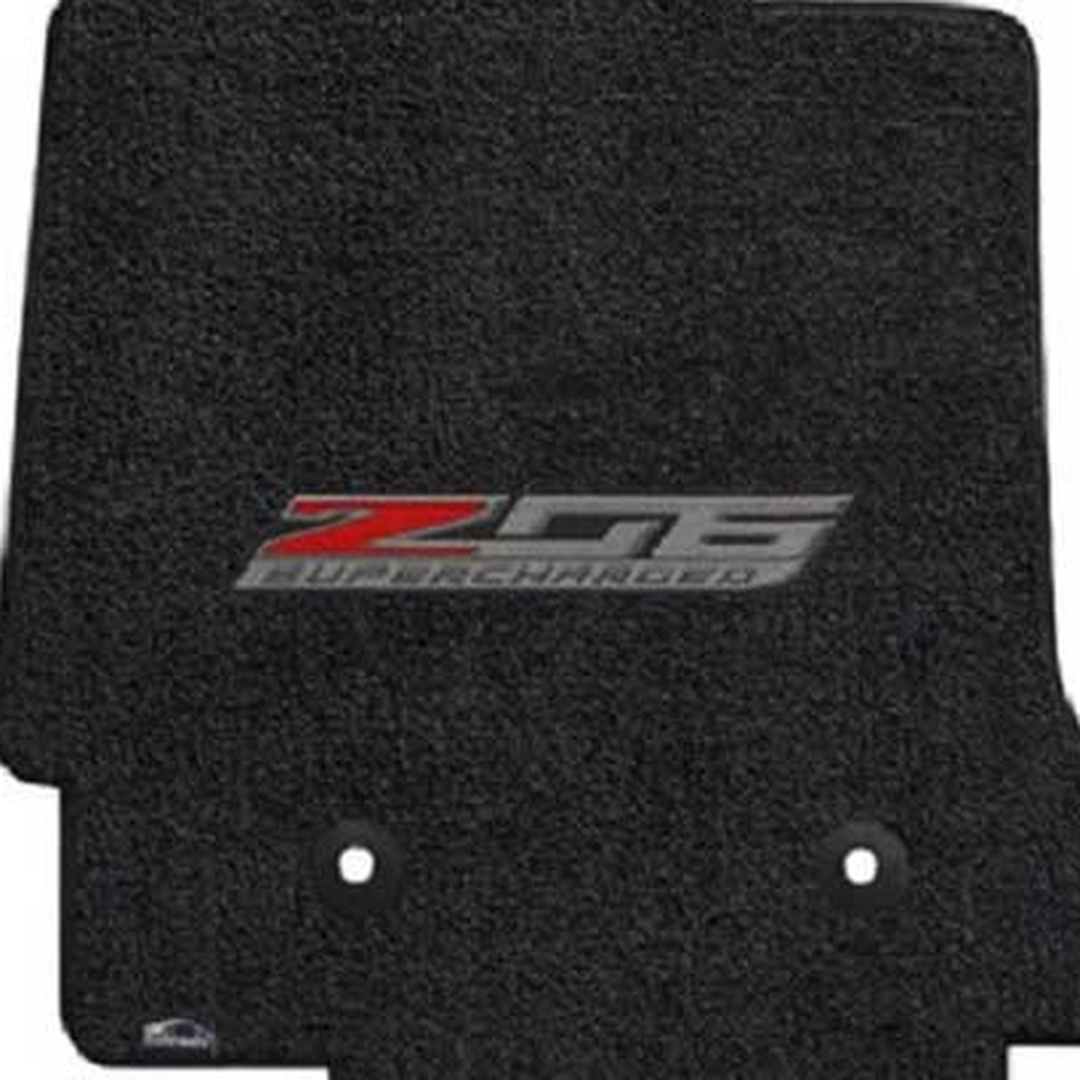 C7 Corvette Z06 Supercharged logo - close-up