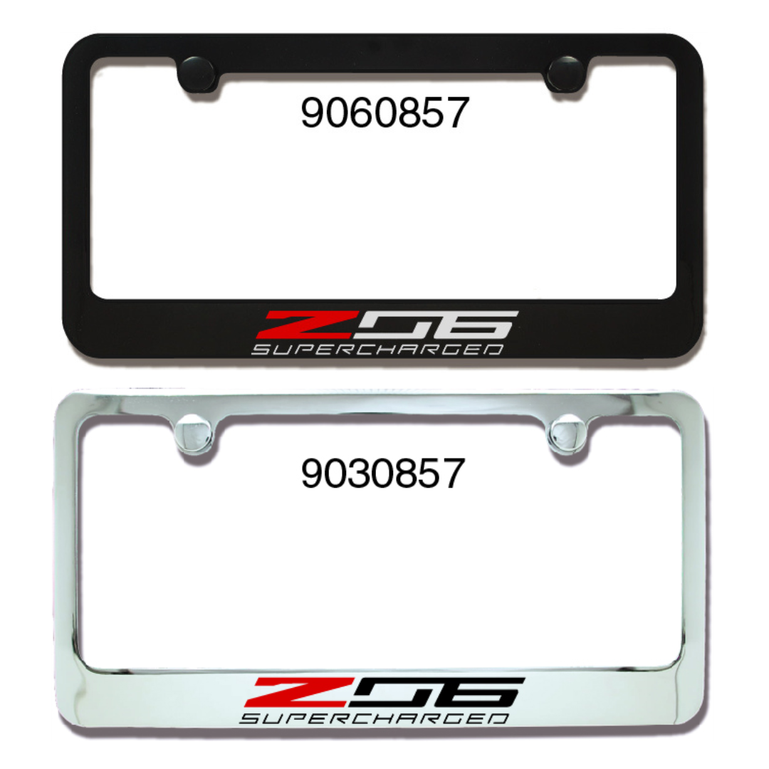 C7 Corvette Z06 Ultra Series Metal Engraved License Plate Frame