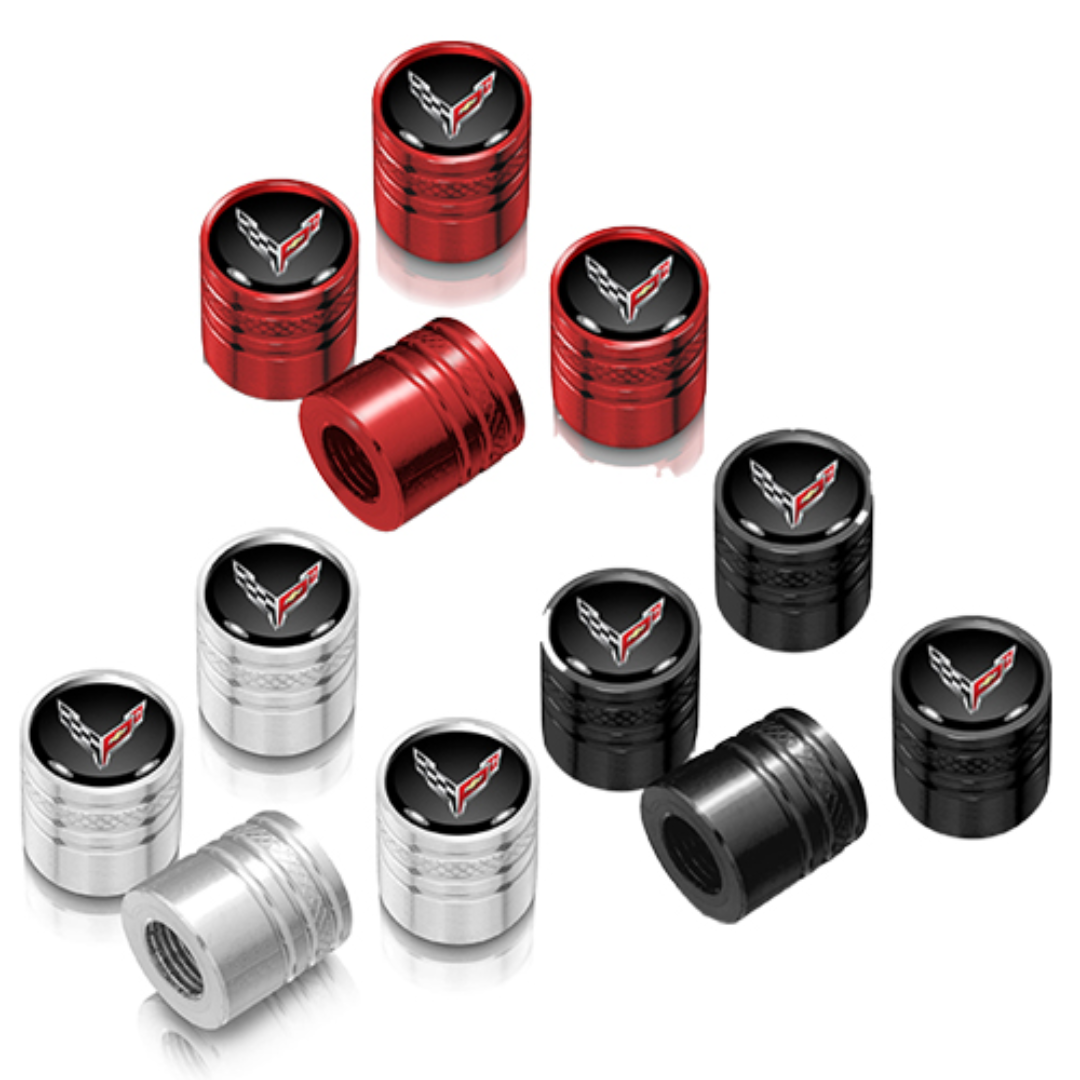 C8 Corvette Valve Stem Caps