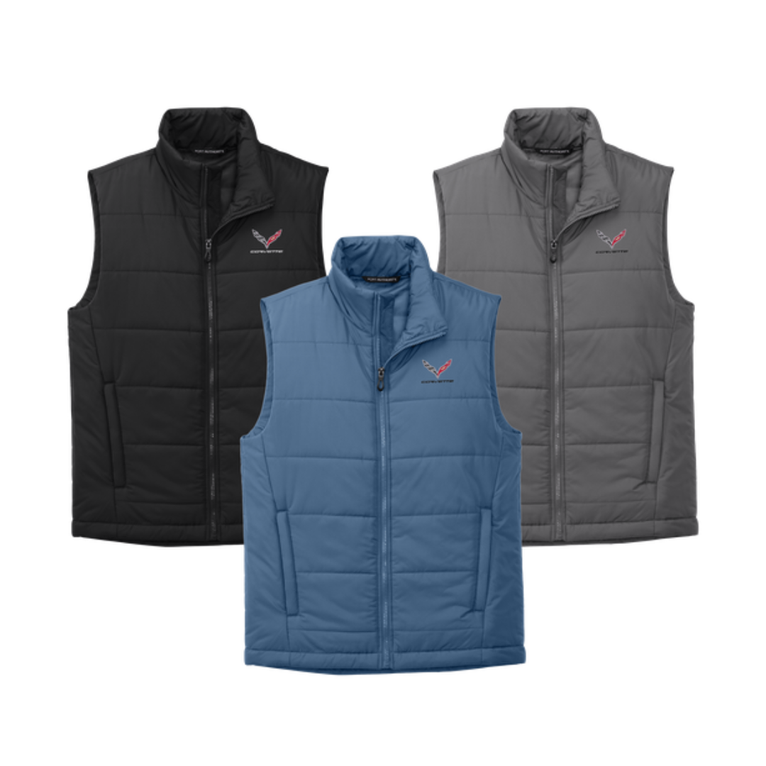 C7 Corvette Embroidered Puffer Vest