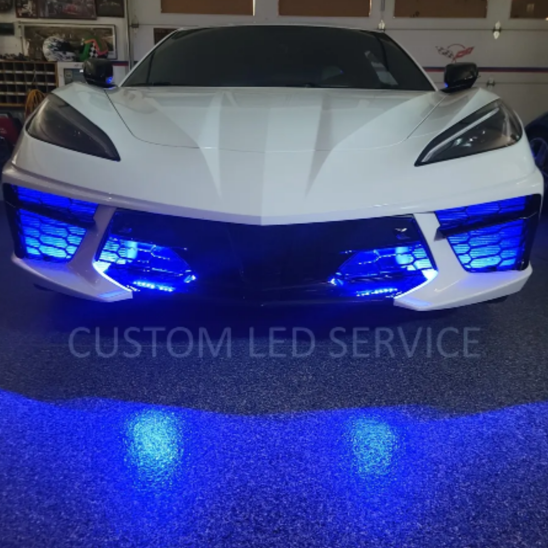 C8 2020-2026 Corvette Stingray Convertible Exterior RGB Custom LED Light Kit
