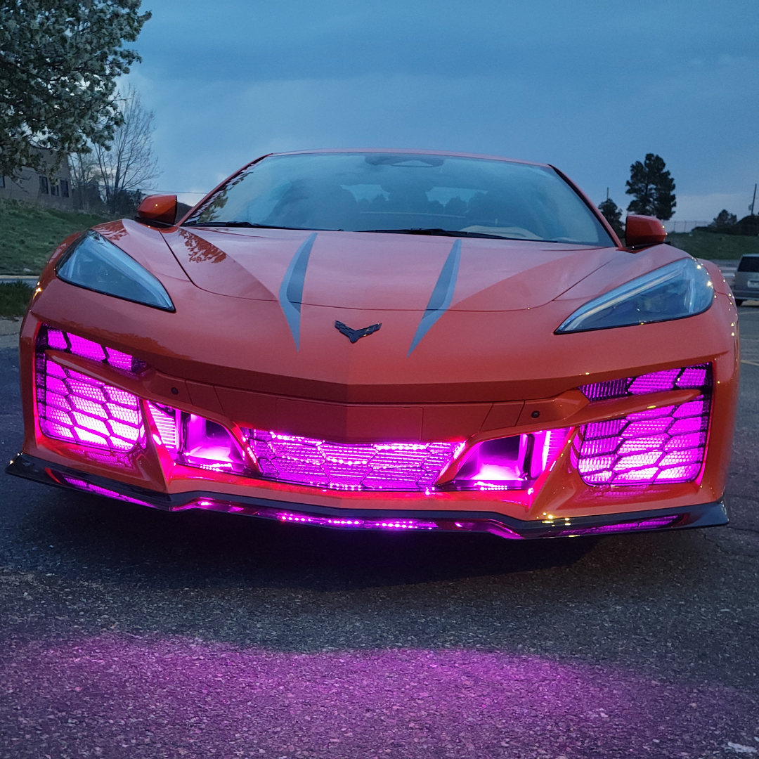 C8 2020-2026 Corvette E-Ray Coupe Exterior RGB Custom LED Light Kit