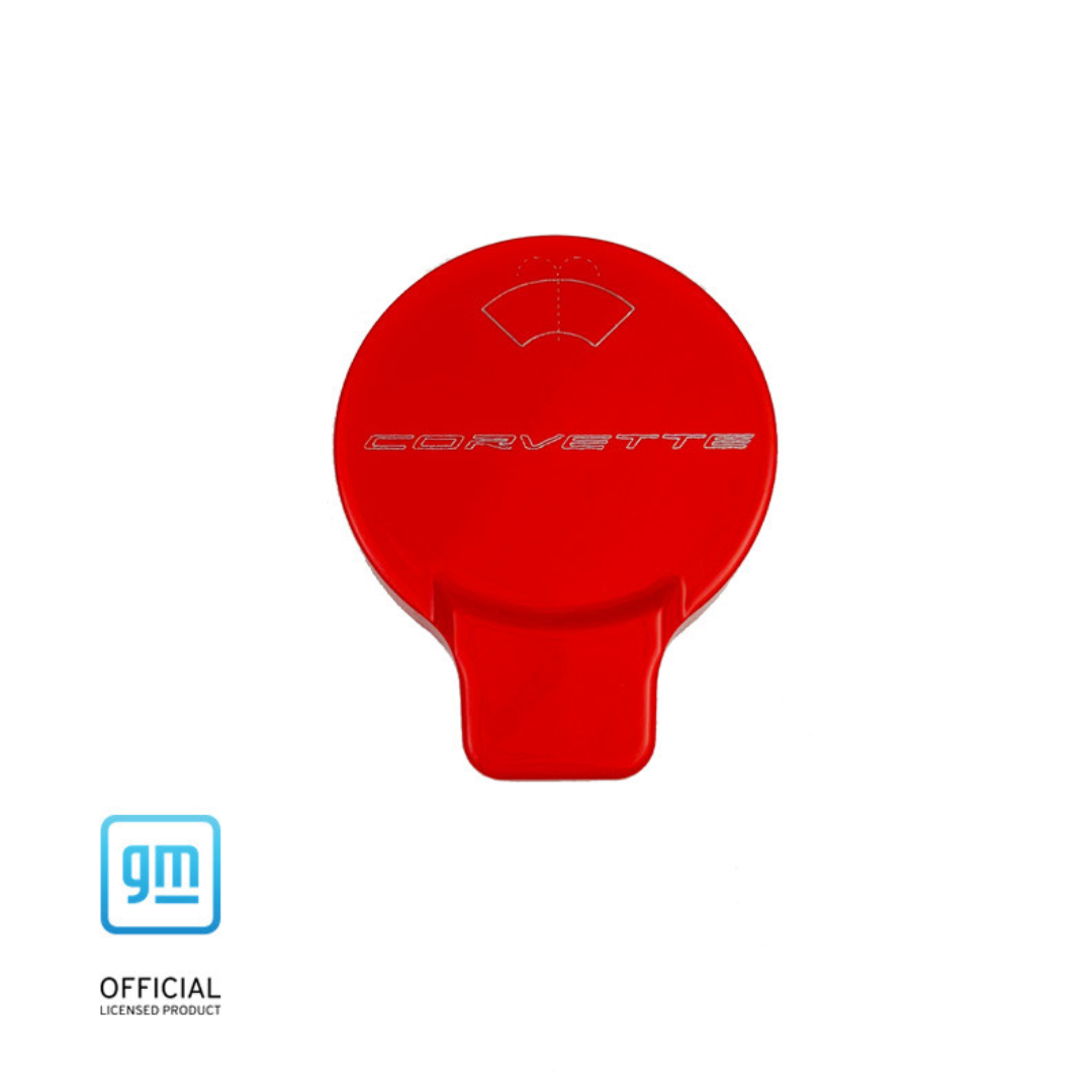 C8 2020-2026 Corvette Washer Fluid Cap Cover with Logo Option