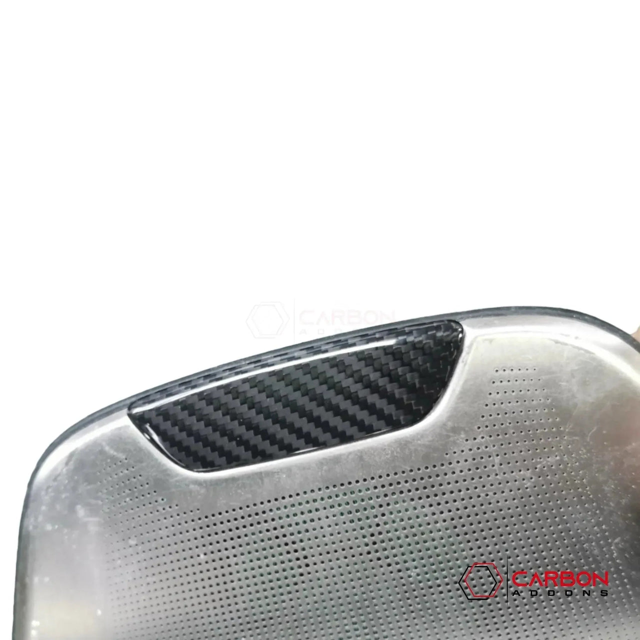 C8 2020+ Chevy Corvette Middle Speaker Badge Carbon Fiber Cover