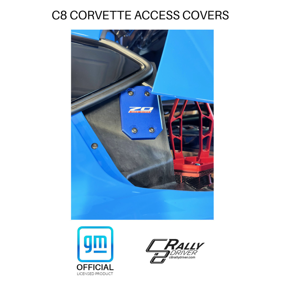 C8 Corvette 2020-2026 Billet Engine Bay Bundle Dipstick Cover and ...