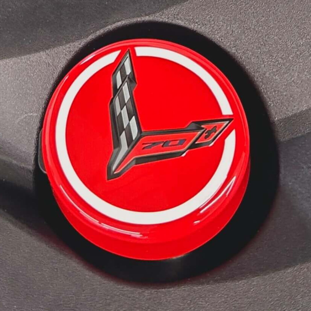 C8 Corvette Cap Covers Painted 2PC Front Set