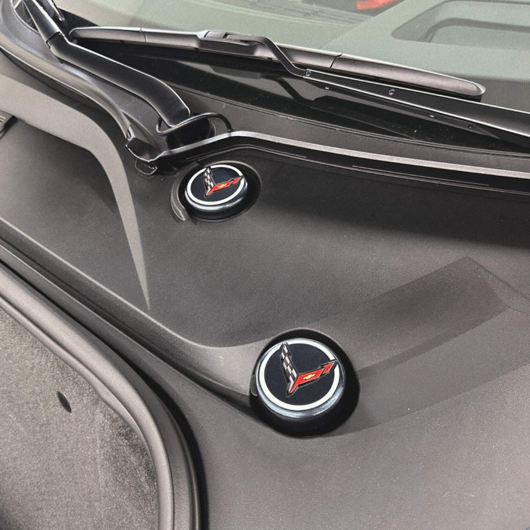C8 Corvette Cap Covers Painted 2PC Front Set