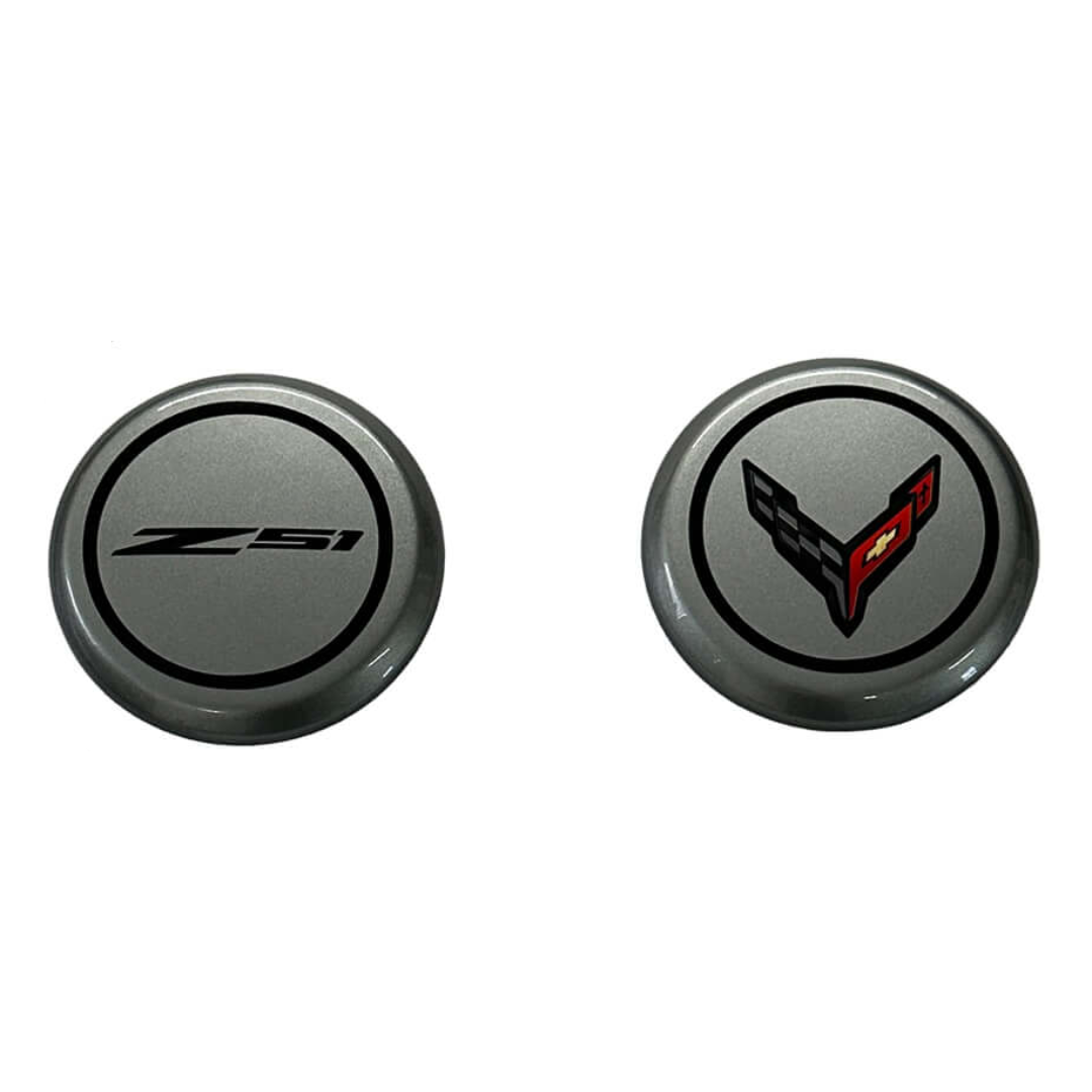 C8 Corvette Cap Covers Painted 4PC Set