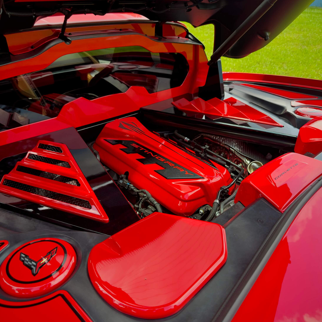 C8 Corvette Coupe Painted Engine Bay Cover