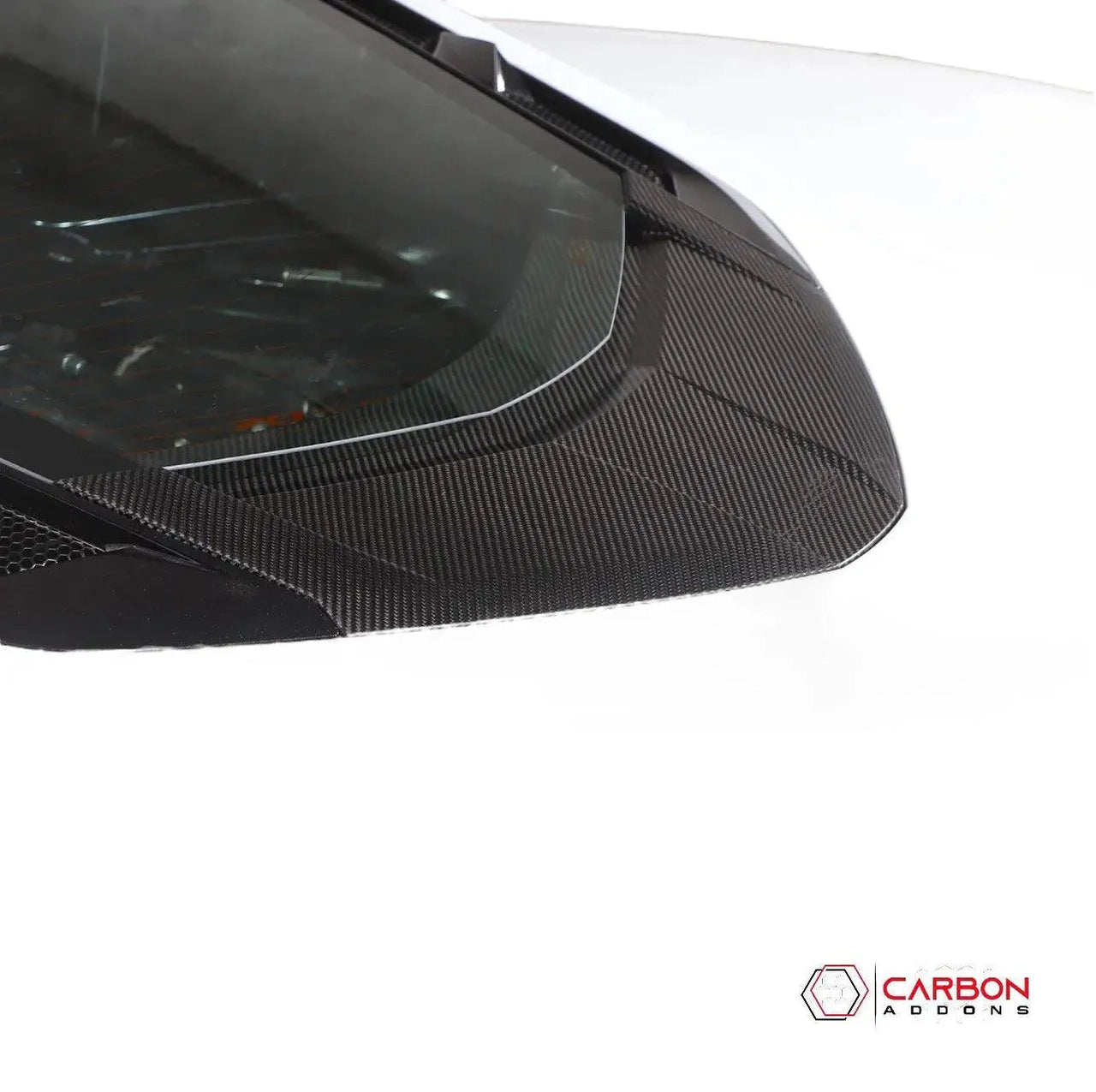 C8 Corvette Carbon Fiber Rear Lower Window Trim | Direct Replacement