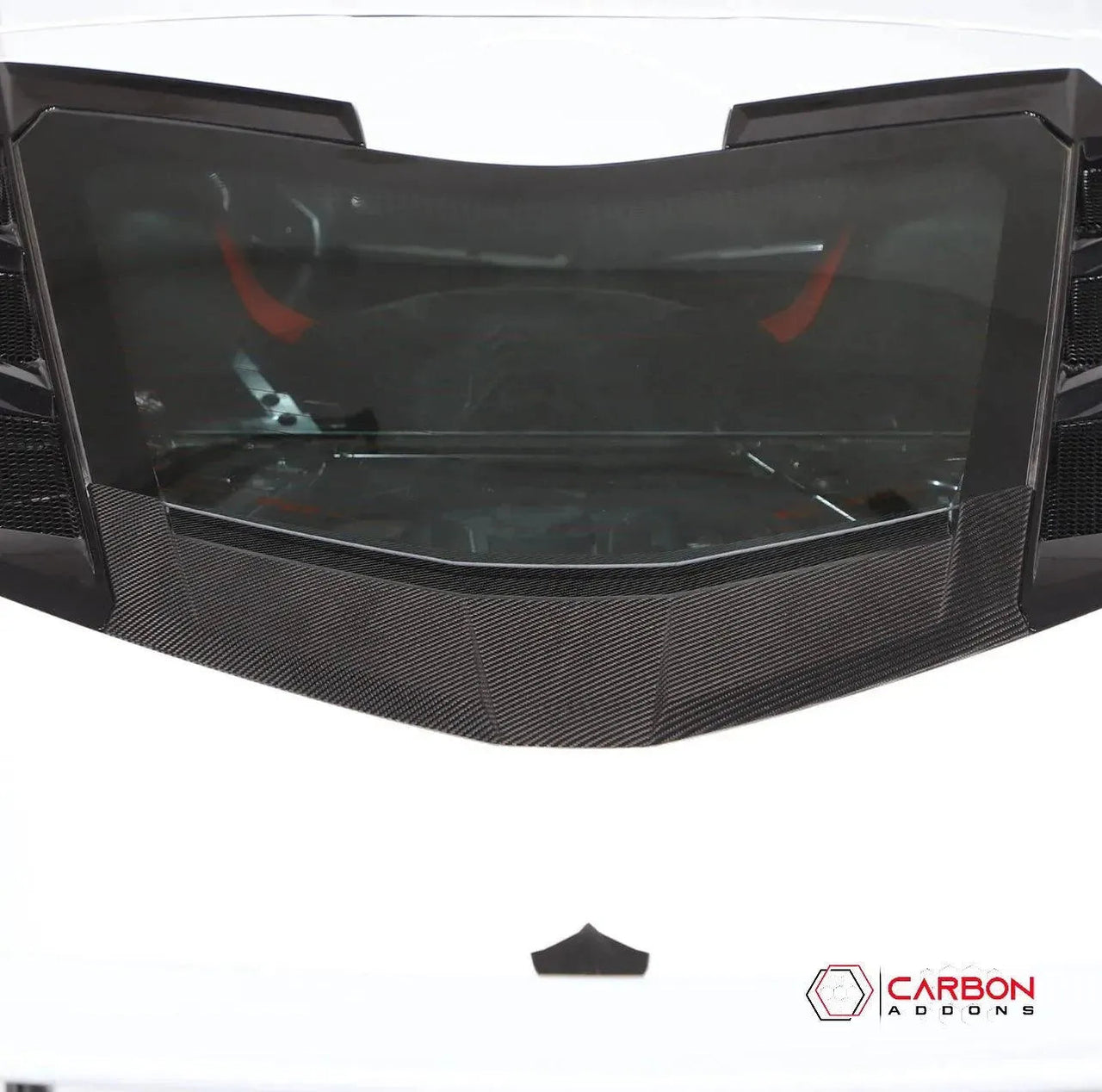 C8 Corvette Carbon Fiber Rear Lower Window Trim | Direct Replacement