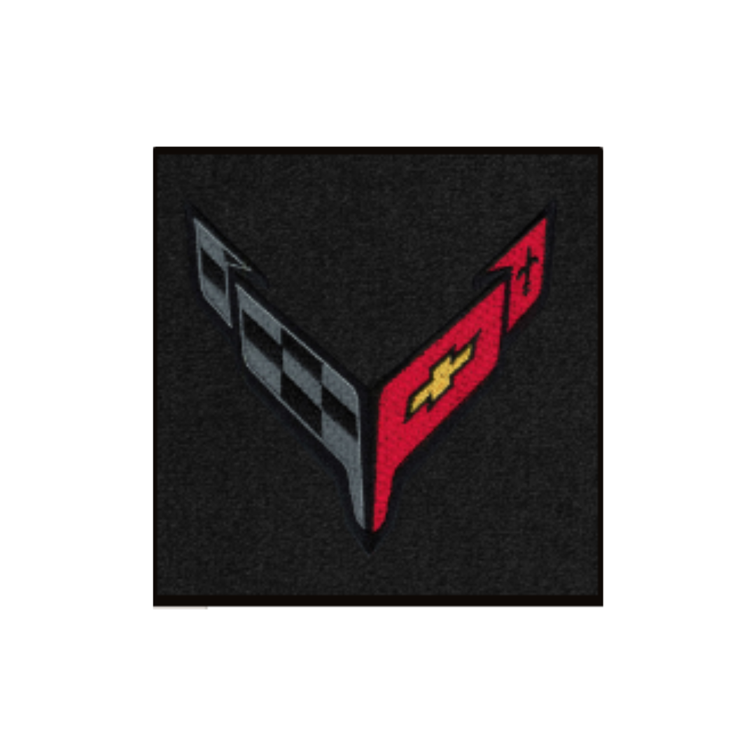 Lloyd Velourtex C8 Corvette Floor Mats - 2 Piece Front Mat