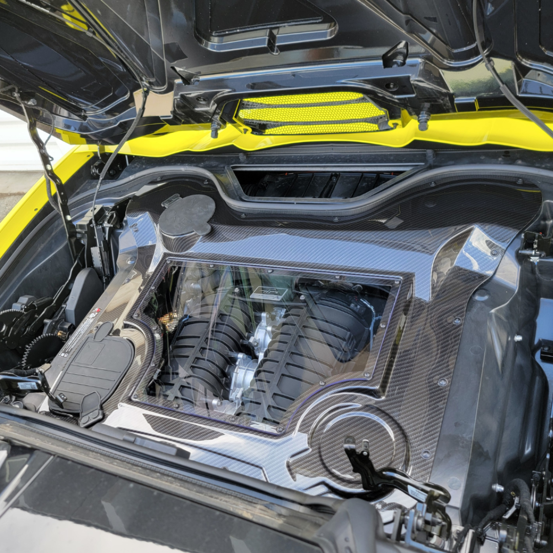 C8 Corvette HTC Engine Cover Color Matched | Corvette Store Online