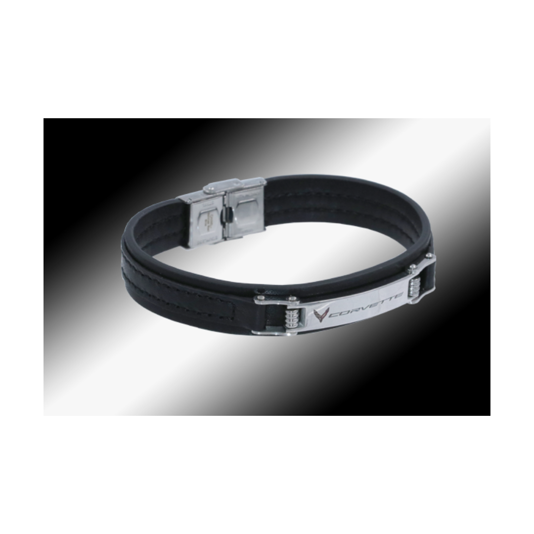 C8 Corvette Leather Bracelet