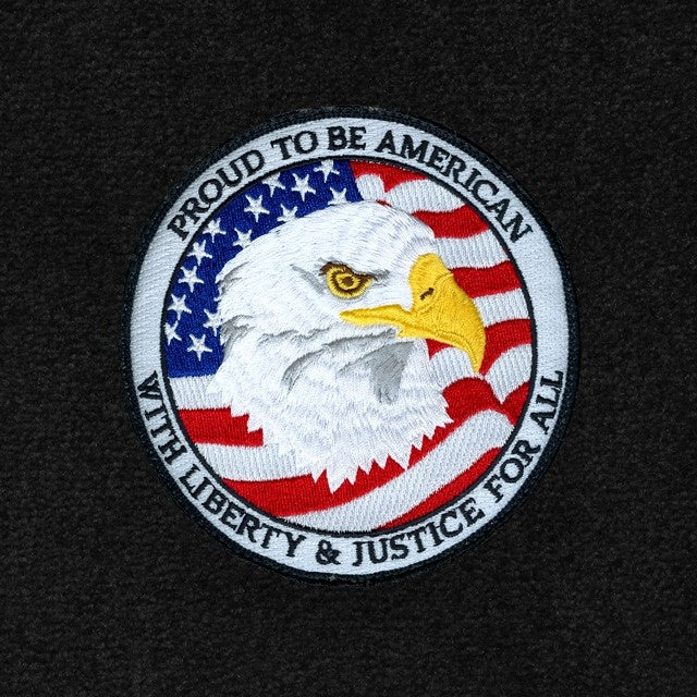 Lloyd Proud To Be An American Applique - C8 Corvette floor mat emblem