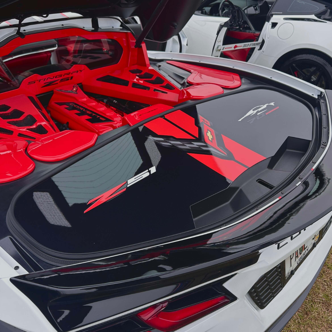 C8 Corvette Painted Trunk Cover