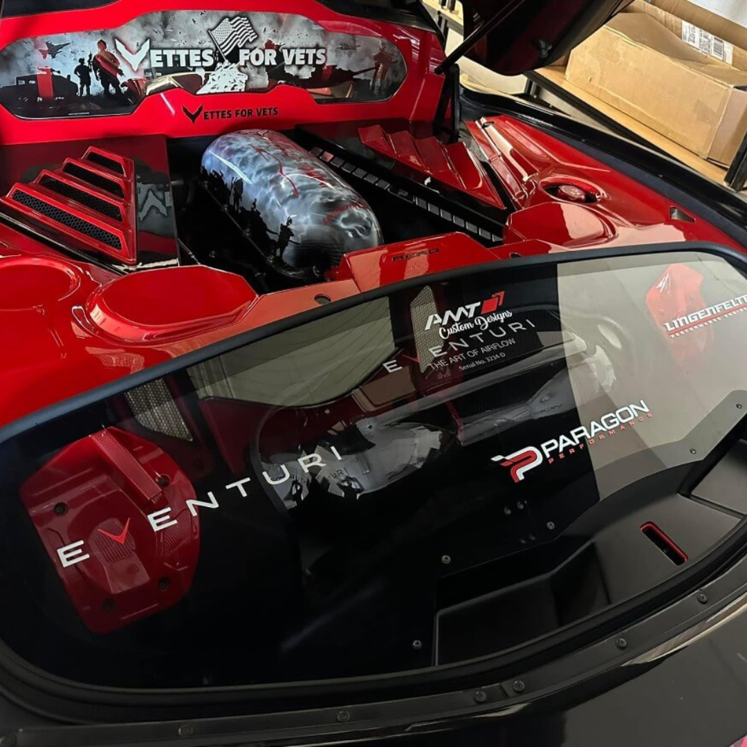 C8 Corvette Clear Trunk Storage Cover