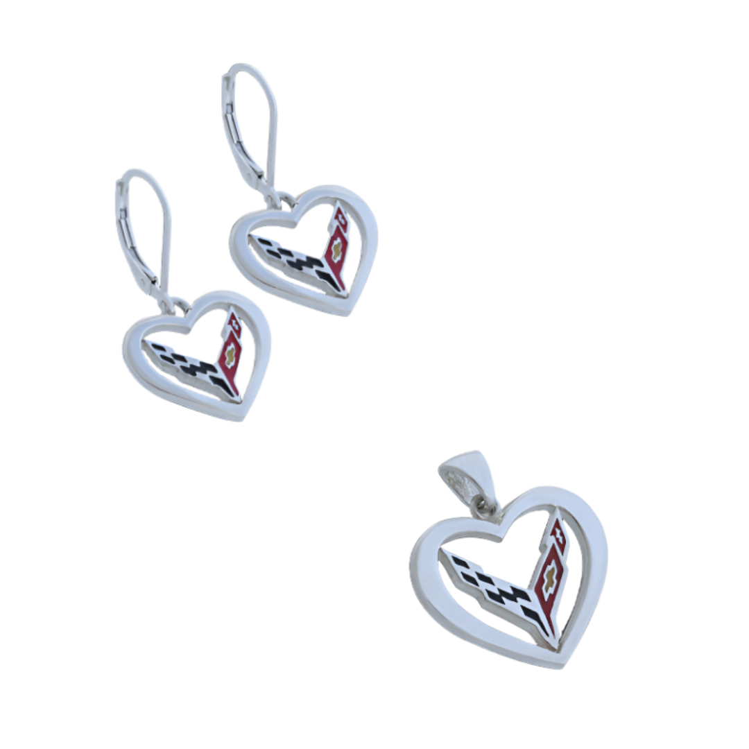 c8-corvette-sterling-silver-heart-pendant-earrings-bundle