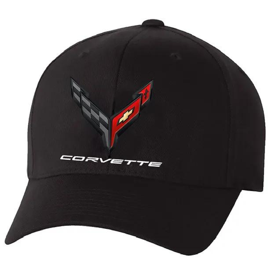 C8 Corvette Polo Shirt and Hat Bundle