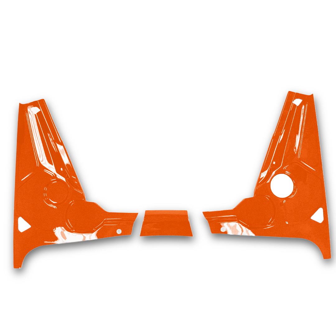 C8 2020-2026 Corvette Stingray Painted Engine Bay Trim Kit - 3-Piece Set
