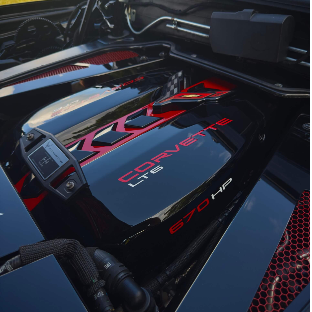 C8 Z06 HTC Corvette Painted Engine Bay Cover