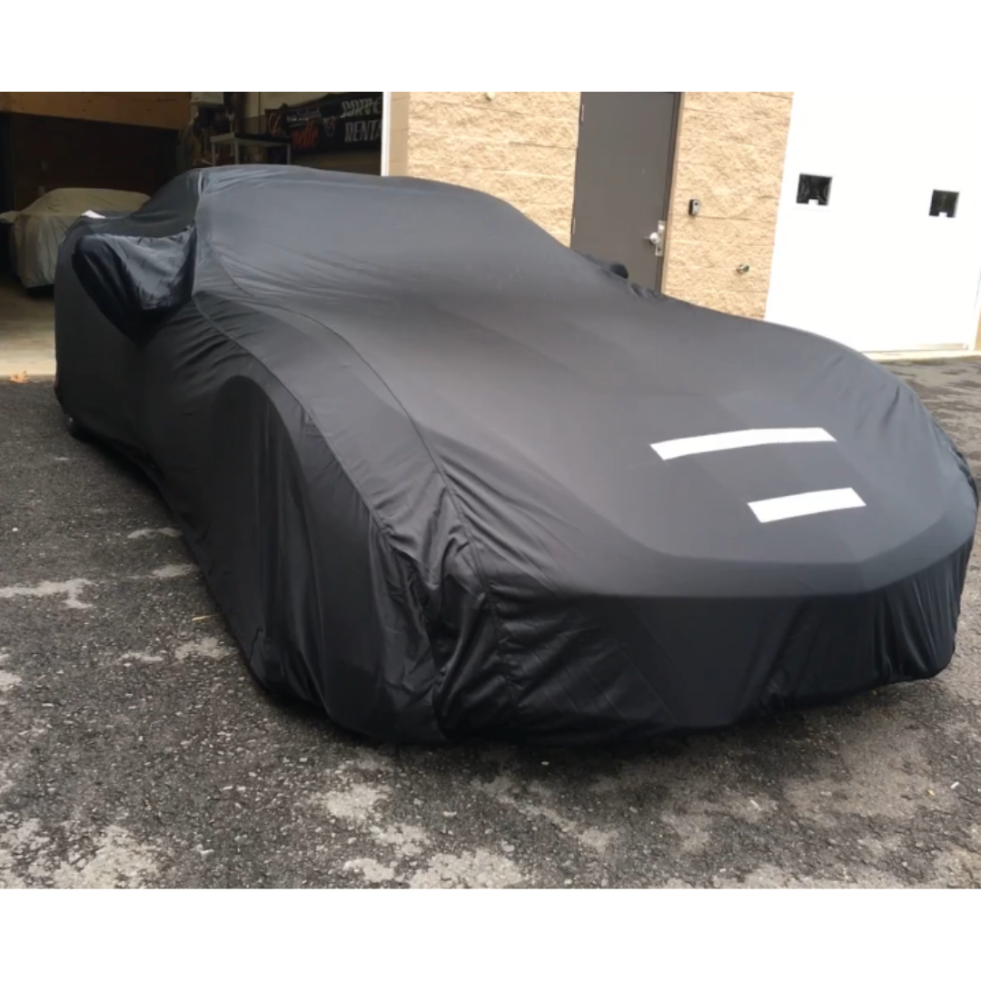 C5 Corvette Select-Fleece Car Cover - Black Satin