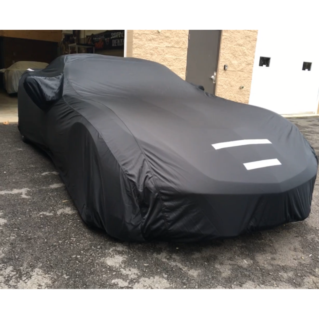 C4 Corvette Select-Fleece Car Cover - Black or Red Satin