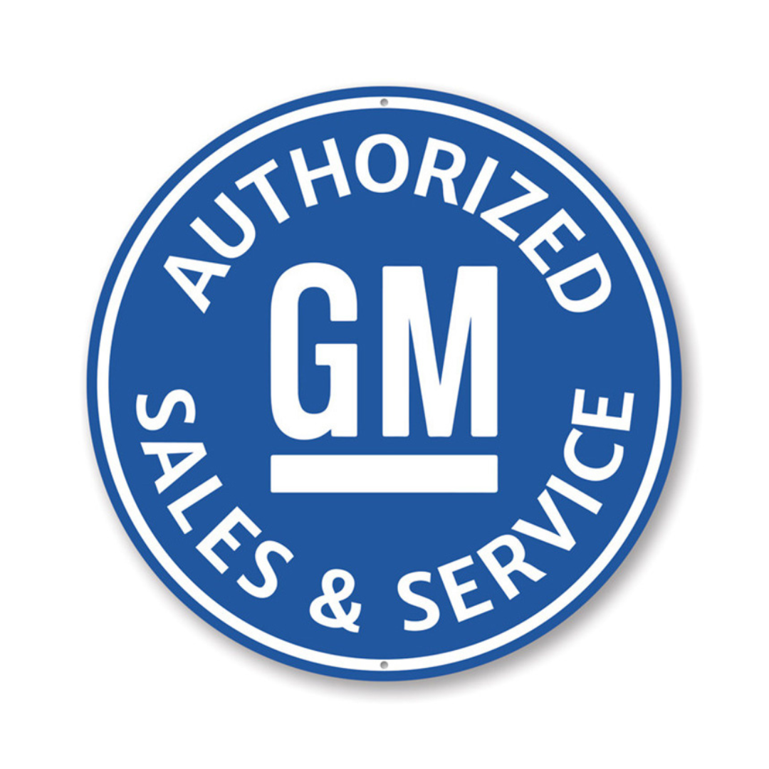 Authorized GM Sales & Service - Aluminum Sign