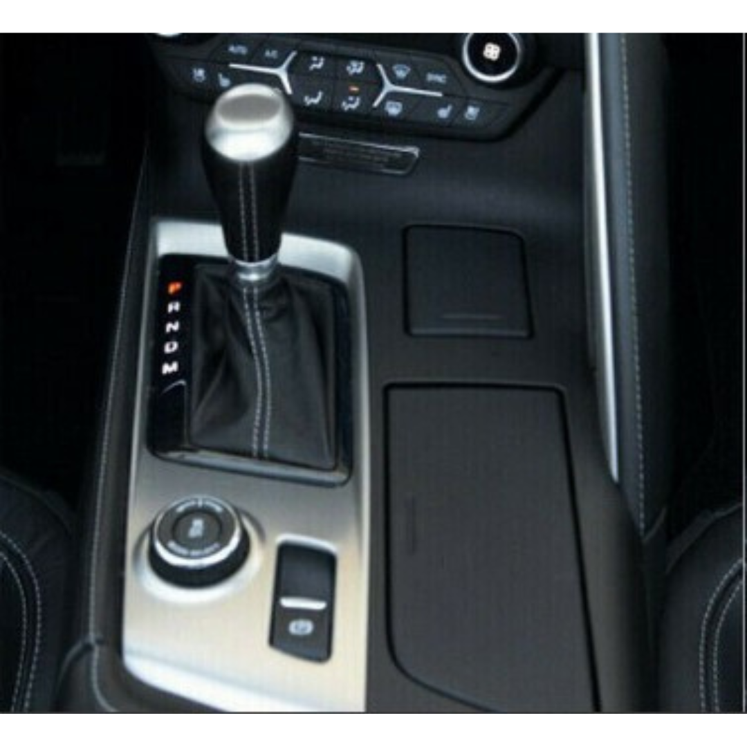 C7 2014-2019 Corvette Carbon Fiber Center Console Overlay - 7pc - CA