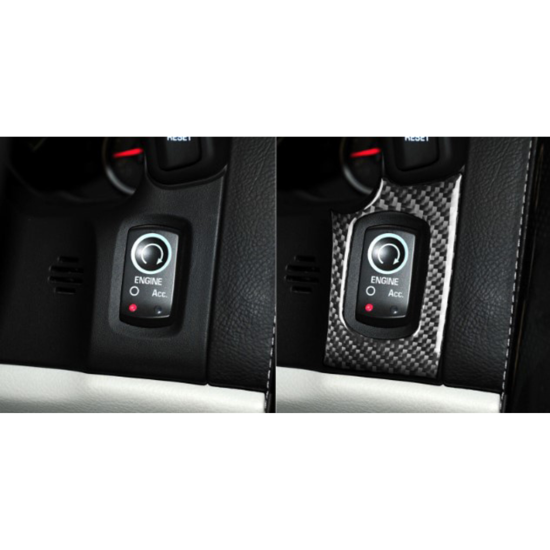 C6 Corvette 2005-2007 Carbon Fiber Ignition Switch Panel Trim 2-Piece ...