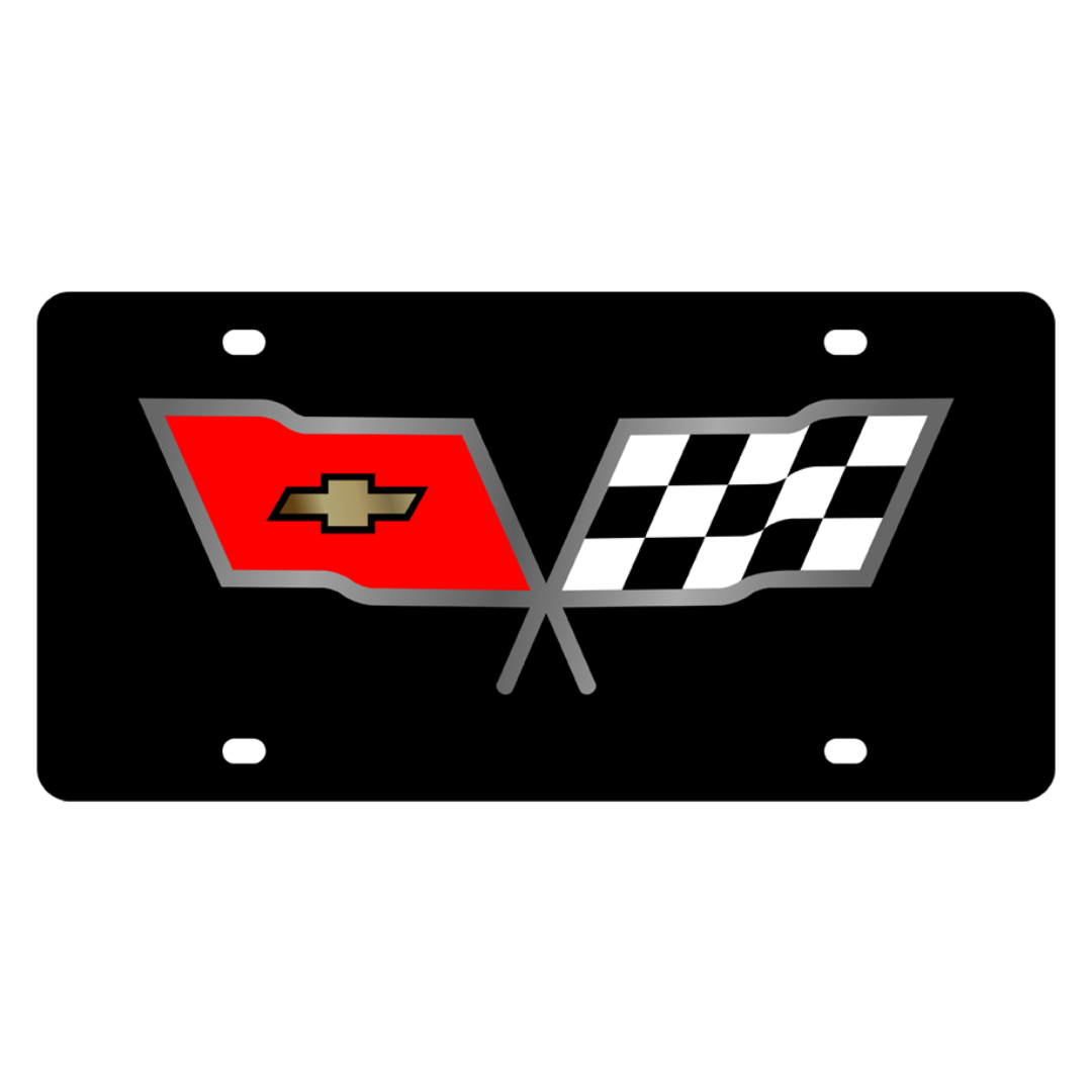 Chevrolet Corvette C3 Acrylic License Plate